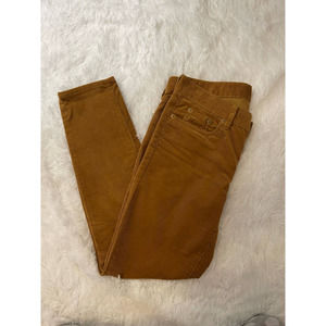 J Crew Womens Brown Golden Brandy Toothpick Skinny Corduroy Jeans Size 28